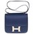 Exceptionnel sac à main Hermès Constance 23 en cuir epsom bleu saphir, garniture en métal plaqué en or rose, en excellent état !  ref.235684