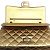 Chanel 2.55 Ristampa pelle dorata metallizzata ossidata D'oro - vista 11