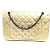 Chanel 2.55 Ristampa pelle dorata metallizzata ossidata D'oro - vista 3