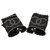 Chanel 2019 guantes de colección de pasarela Negro Cuero Metal  ref.269485
