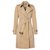 BURBERRY The Mid-length Chelsea Heritage Trench Coat Beige Cotton  ref.235880