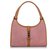Gucci Pink Jackie Suede Handbag Brown Leather Pony-style calfskin  ref.236047