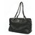 CHANEL sac à bandoulière pour femme avec chaîne doublée point sauvage noir x matériel argenté Bijouterie argentée  ref.236243