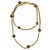 Chanel Lange Halsketten Golden Vergoldet  ref.236261