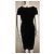 Escada kleines schwarzes Kleid mit Metallverzierung Weiß - Ansicht 3