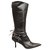 Gucci p boots 39,5 Dark brown Leather  ref.236387