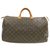 Louis Vuitton Speedy 40 Brown Cloth  ref.236409