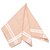 Mouchoir Hermès en coton rose Tissu Blanc  ref.236530