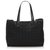 Chanel Black New Travel Line Nylon Tote Bag Leather Pony-style calfskin Cloth  ref.236555