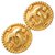 Pendiente de Chanel Amarillo Chapado en oro  ref.236615