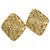 Chanel-Ohrring Gelb Vergoldet  ref.236616
