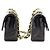 Borsa classica Chanel in pelle di agnello nera Nero - vista 5