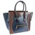 Céline Luggage Navy blue Leather  ref.236795