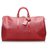 Louis Vuitton Red Epi Keepall 60 Roja Cuero  ref.236944