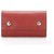 Hermès Llavero de cuero rojo Hermes Roja Becerro  ref.236992