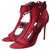 Jimmy Choo Sandals Red Leather  ref.237029