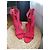 Sandalias Jimmy Choo de piel roja con cremallera - vista 12