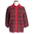 CHANEL Thick cashmere short coat jacket T34 Red  ref.237178