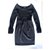 Roberto Cavalli Wool dresse Black Acrylic  ref.237205
