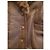 No Name Lamm-Shearling-Mantel mit Fuchskragen - Ansicht 7