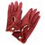 Hermès Gloves Red Silk  ref.237241