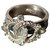 Chanel Rings Silvery Metal  ref.237298