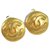 Chanel earring Golden Gold-plated  ref.237370