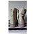 Botas western de piel beige Strategia - vista 4