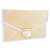 Hermès Clutch bag Branco Couro  ref.237467
