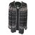 Chanel coat Black Tweed  ref.237507