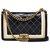 CHANEL Limited Edition Le Boy Lambskin Quilted Diamond Quilted Medium Flap Bag Crossbody Shoulder Bag Black  ref.237571