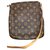 Louis Vuitton musette salsa Brown Leather  ref.237572
