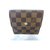 Louis Vuitton ELISE DAMIER EBENE Dark brown Leather  ref.237596