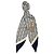 Burberry FOULARD CAPELLI MONOGRAMMA BIANCO NERO