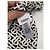 Burberry FOULARD CAPELLI MONOGRAMMA BIANCO NERO - vista 5