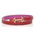 Hermès Cintura in pelle reversibile rosa Hermes Vitello simile a un vitello  ref.238007