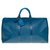 Bolsa de viaje Louis Vuitton Keepall 50 en cuero azul epi, guarnición en métal doré  ref.238253