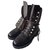 Chanel boots with pearls Leather  ref.238367