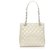 Chanel White Caviar Petite Shopping Tote Bag Leather  ref.238584