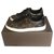 Louis Vuitton Sneakers Brown Leather  ref.238804