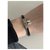 Pulseira Hermès Preta Prateada Metal Preto Prata  - vista 7