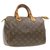 Louis Vuitton Speedy 25 Brown Cloth  ref.238853