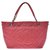 Chanel Handtasche Rot Leder  ref.238997