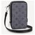 Louis Vuitton LV lined phone pouch Grey Leather  ref.239039