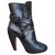 Alaïa p boots 39 Black Leather  ref.239069
