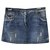 Dolce & Gabbana Blue Denim Mini Skirt size 40 Cotton  ref.239256