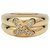 Chaumet ring, "Connections", Yellow gold and diamonds. White gold  ref.239262