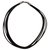 Bulgari Necklaces Black Leather  ref.239300
