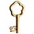 Chanel Diamond and gold 18k key charm Or jaune Doré  ref.239377