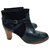 Comptoir Des Cotonniers Ankle Boots Black Leather Deerskin  ref.239378